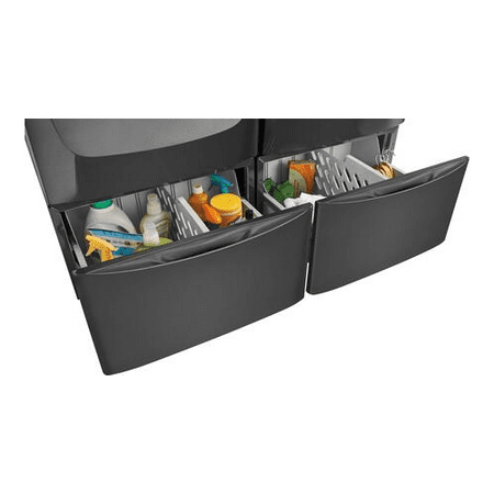 Electrolux - Washer/Dryer Pedestal with Storage Drawer - Titanium