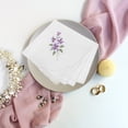 thumbnail image 2 of Miangastore Cotton Handkerchief Lace Handkerchief Flower Embroidery Pattern Handkerchief, 2 of 9