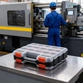 thumbnail image 2 of ZOUBAOQ 34 Compartment Professional Tool Organiser Case Box Storage Double Sided, 2 of 8