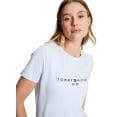 thumbnail image 3 of Camiseta Tommy Hilfiger de corte regular con logo bordado para mujer, 3 of 5