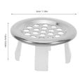 thumbnail image 2 of OULII 12Ud Redonda Para Orificio De Desbordamiento De Lavabo En Inoxidable Plateado, 2 of 8
