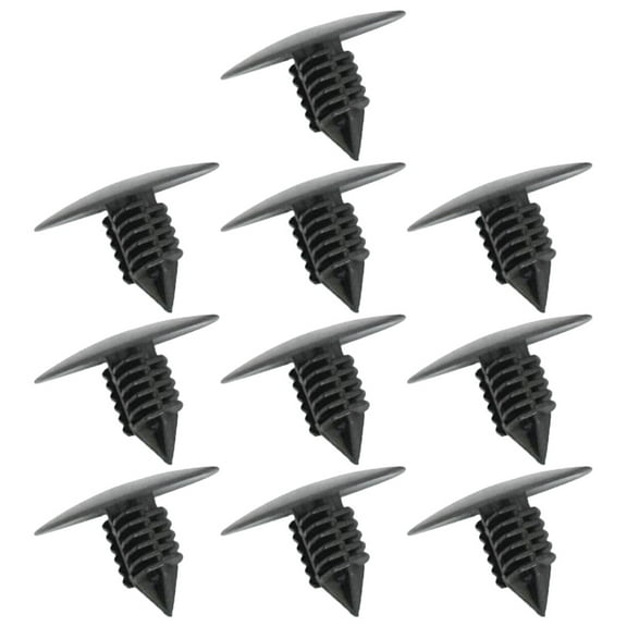 Amosfun 10Pcs Wheel Arch Clips Plastic Push Rivet Car Fastener for Use