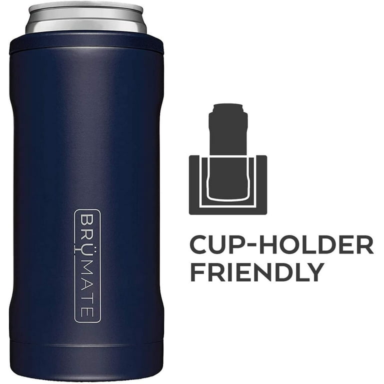 BrüMate Hopsulator Can Cooler Insulated for 12oz Slim Cans | Skinny Can  Stainless Steel Drink Holder for Hard Seltzer, Beer, Soda, and Energy  Drinks