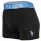 thumbnail image 4 of U.S. POLO ASSN. Boxershorts para hombre, pack de 5 - Trunks, logo, algodón elástico Negro M (Medium), 4 of 4