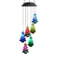 thumbnail image 2 of Luz Solar de carillón de viento de Navidad para exteriores, luz LED resistente al agua con energía Solar, luz que cambia de Color para Patio, jardín y hogar, 2 of 7