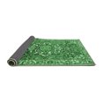 thumbnail image 2 of Ahgly Company Indoor Rectangle Persian Emerald Green Traditional Area Rugs, 2' x 4', 2 of 4