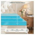 thumbnail image 6 of Twin Mattress Topper, Gel Infused Memory Foam Mattress Topper, Soft Bed Topper Mattress Pads for Bed, Sofa, RV, Certified, Blue, 3 Inch, 6 of 9
