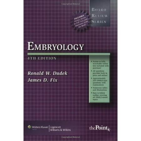 Embryology (Board Review Series) [Paperback - Used]