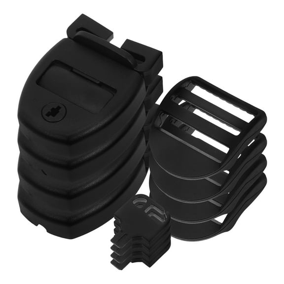 NICEXMAS 4Set Hot Tub Cover Clips Replacement Kit Square ABS for Spa Tub Cover Clip Replacement Kit