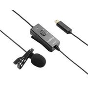 Movo Photo GM300 Battery Powered Lavalier Lapel Omnidirectional Condenser Microphone for GoPro HERO3, HERO3+ and HERO4