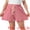 Red, variant on DARING DIVA Women's Plus Ruffle Gingham Pajama in Summer Shorts 1X Black