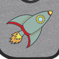 thumbnail image 4 of Inktastic Rocket Boys or Girls Baby Bib, 4 of 4