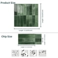thumbnail image 6 of DEWOO 10 Sheet Thicker Peel and Stick Backsplash Tile,3D Self Adhesive Wall Tiles Stick on Backsplash for Kitchen,Bathroom,Camper (12"×12",Dark Green), 6 of 16
