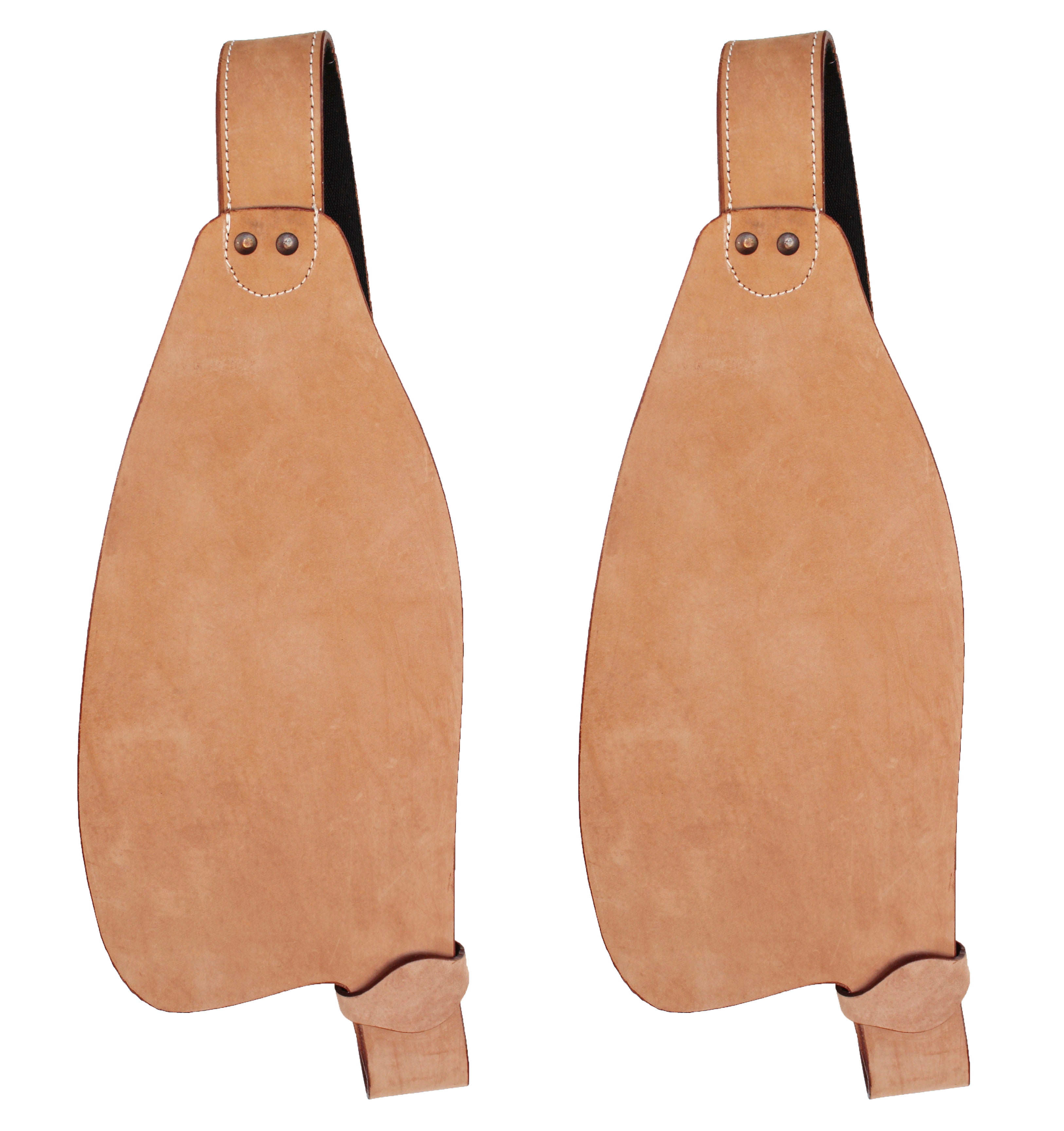 WESTERN SADDLE REPLACEMENT HORSE SADDLE FENDERS PAIR OF 2 LIGHT OIL