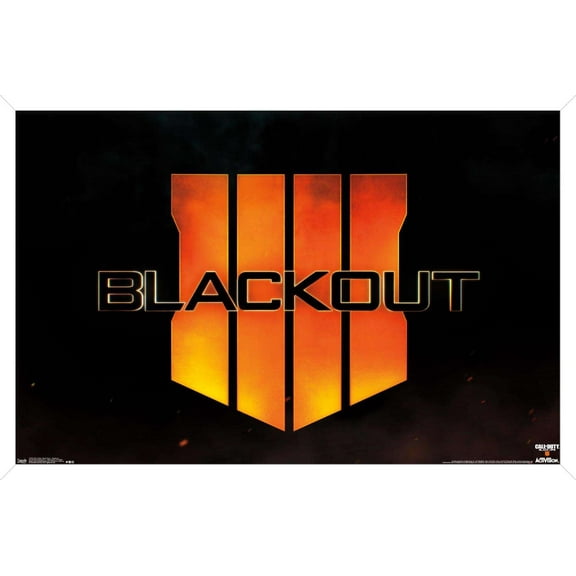 Call of Duty: Black Ops 4 - Blackout Wall Poster, 14.725" x 22.375", Framed