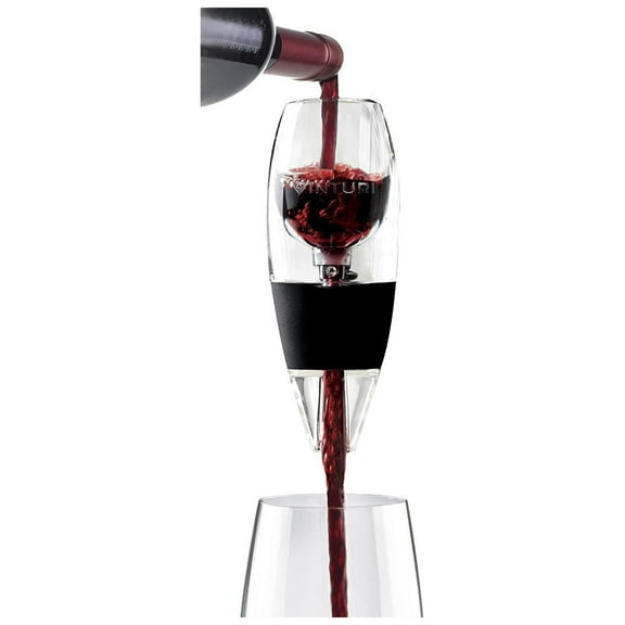 Red Wine Aerator Includes Base Enhanced Flavors with Smoother Finish, Black