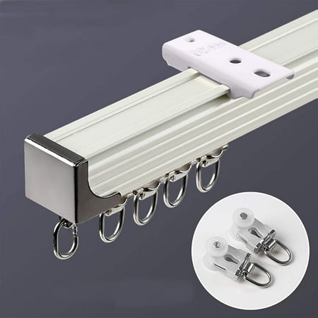 6ft Ceiling Track for Curtains, Curtain Track Wall Mount Ceiling Mount ...