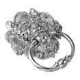 thumbnail image 3 of Gate Handle Antique Lion Head For Entrance 16.00X10.50X3.50CM Silver Tone Door Handle, 3 of 5