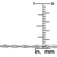 thumbnail image 4 of KoolJewelry 14k White Gold Filled Singapore Chain Necklace (2 mm, 14 inch), 4 of 7