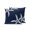 Navy Blue, White, Indigo, variant on Outdoor Pillows Waterproof, Starfish Coastal Bedding Throw Pillows with Insert for Couch Sofa Bed, Seaside Nautical Summer Ocean Sea 12x20 Inch Pillowcases Decorative Camping Patio Pillow Set of 2