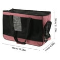 thumbnail image 4 of OULII 1Pcs Pink Pet Carrier for Cats with Breathable and Portable Design for Shopping, 4 of 8
