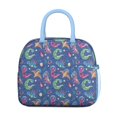 thumbnail image 2 of Womens DarkBlue Cartoon Dinosaurs Planets Pattern Lunch Box for Work,Insulated Lunch Bag for Women,Loncheras Para Mujer,Leakproof Adult Lunch Bag for Work,Beach,Travel,Picnic,Camping, 2 of 7