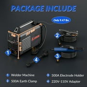 GZ GUOZHI 210A Stick Welder, Smart LED Welder Machine, 110V/220V High-Power ARC Welder Tools,Compatible with All Welding Rods
