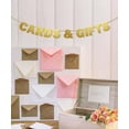 thumbnail image 4 of Inkdotpot Metallic GoldCards & GiftsPre-Assembled Bunting Flags Wall Dcor For Baby Shower Wedding Bridal Shower Birthday Party Supplies, 4 of 5
