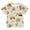 X5Beige, variant on lnmuld Kids Rainbow Rocket Ship Graphic Short Sleeve T-Shirt Color:White,Size:8-9 Years