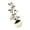 White, variant on 30CM Realistic Faux Flower Tree Simulatio Desk Plant Decorative Ornament Ideal for Indoor Use