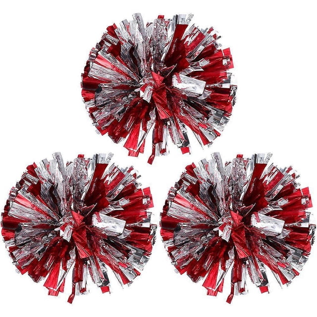 3Pcs Reusable Cheerleading Pompoms Hand Flower Balls Cheering Squad Cheering Pompoms