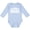 AE-Light Blue, variant on Inktastic Miami Skyline Grunge Boys or Girls Long Sleeve Baby Bodysuit