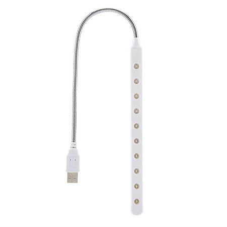 Lyumo Mini 10 Led Desk Lamp Lightweight Flexible Bright Usb Table