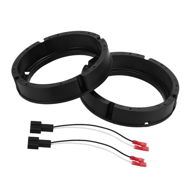 Anillo Espaciador de Altavoz Unique Bargains Adaptador de Altavoz Tweeter para Volkswagen Passat 1998-2016 para 6.5'' ABS 2 Set