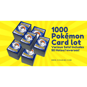 Pokemon 1000 Card Lot (50 Holos/Reverses)