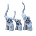 thumbnail image 1 of Craft Gifts A Family Of Three Elephants Decorative Resin Ornaments, 1 of 5