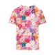 thumbnail image 3 of Blusas de Manga Corta para las Mujeres Cuello de Muñeca Lindo Lino Algodón, Impreso Suelto Camiseta para el Uso Casual, Diario Y de Verano, 3 of 4