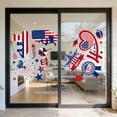 thumbnail image 4 of 4th of July Decorations Window Clings,Firework Watercolor Double-Sided Sticker,250th Anniversary Independence Day Memorial Day Home Office Party Decor, 4 of 6