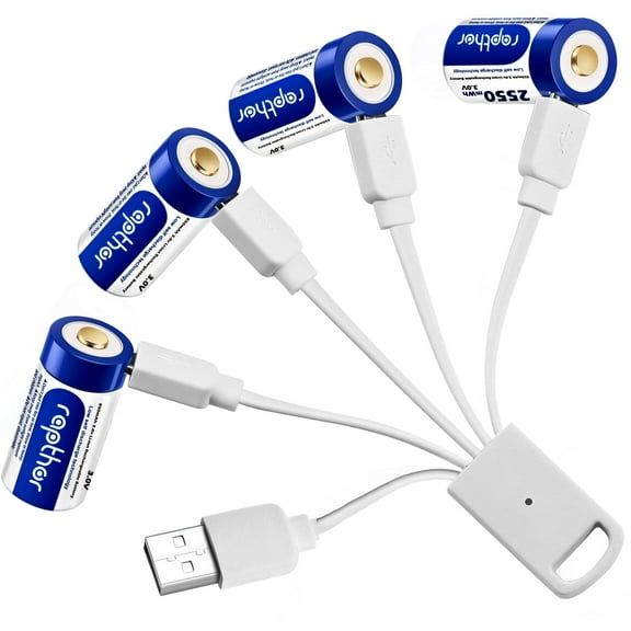 Rapthor Arlo Rechargeable Batteries Compatible with Arlo Wireless Security Camera VMC3030 VMS3130 VMS3330 VMS3430 VMK3200 Pack of 4 (850mAh)