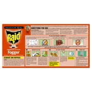 Raid Concentrated Deep Reach Fogger, Insect Killer, 1.5 oz, 4 Cans