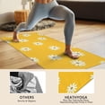 thumbnail image 4 of Yellow Daisy Flower White Blooms Pattern Hot Yoga Mat Towel Non Slip for Hot Yoga - Quick-Drying Yoga Mat Cover with 4 Corner Pockets with Travel Bag - Hot Yoga Towel Non Slip 74"x26", 4 of 6