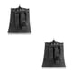 thumbnail image 3 of Naiovety Bolsa de forraje para jardín, pequeña cintura de lona plegable, bolsa impermeable para recoger frutas, bolsa organizadora de Negro 2Conjunto, 3 of 6