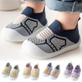 thumbnail image 4 of First Walking Socks Shoes Baby Boys Girls Rubber Sole Breathable Mesh Toddler Slip on Crib Sneakers, 4 of 6