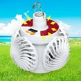 thumbnail image 4 of Solar Powered LED Football Light, Outdoor Camping & Emergency Lamp, Bright Portable Charging Light, Garden & Patio Use, 4 of 6