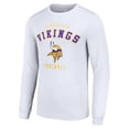 thumbnail image 2 of Men's Starter White Minnesota Vikings Long Sleeve T-Shirt, 2 of 3