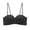 Black, variant on EliteGoogv Front Closure Bras For Women Wireless Bras For Women Seamless Bras For Women On Non Small Bust Womens Bras Everyday Bras For Women White S