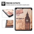 thumbnail image 3 of Slim Tri-Fold Case for 9.7 inch iPad 6th Gen/iPad 5th Gen/iPad Air 2/iPad Air 1st Gen, Dteck Microfiber Inner Smart Cover Auto Wake/Sleep & Pencil Holder,12# London, 3 of 5