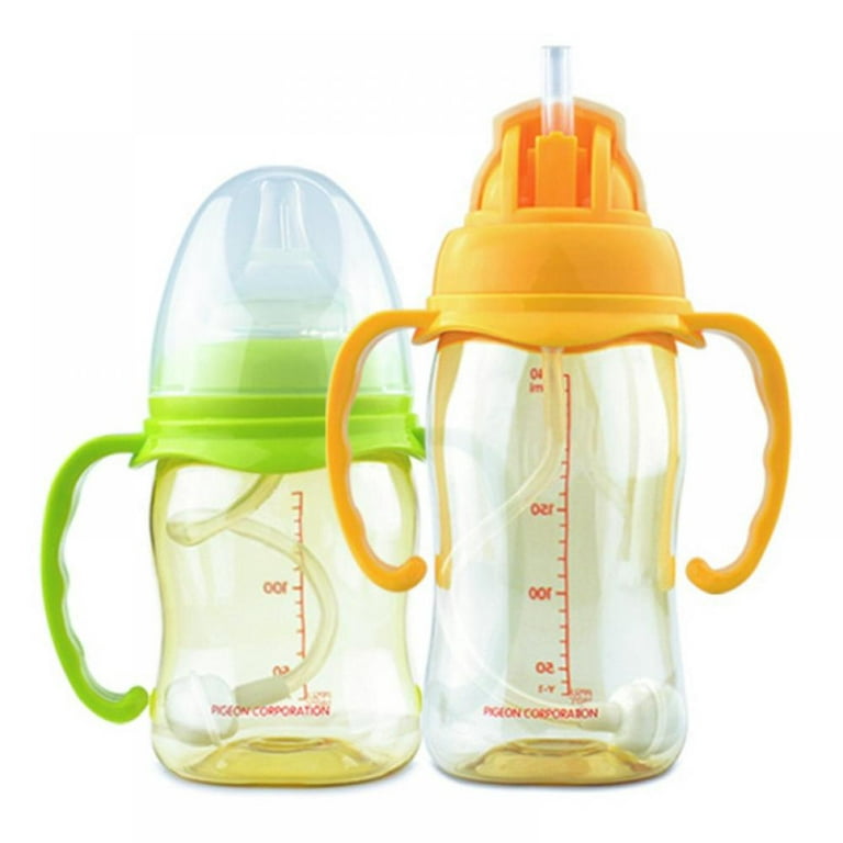 8oz Baby Sippy Cup With Weighted Straw, Transition Bottle, For 1+
