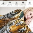 thumbnail image 3 of Orinice Tiger Blanket Soft Warm Tiger  Plush Throw Blanket Tiger Gifts for Tiger Lover Cozy Fluffy   Bedding Stuff Animal Decor Blanket for Girls Boys Kids Adults Women Bed Travel   40x50in, 3 of 6