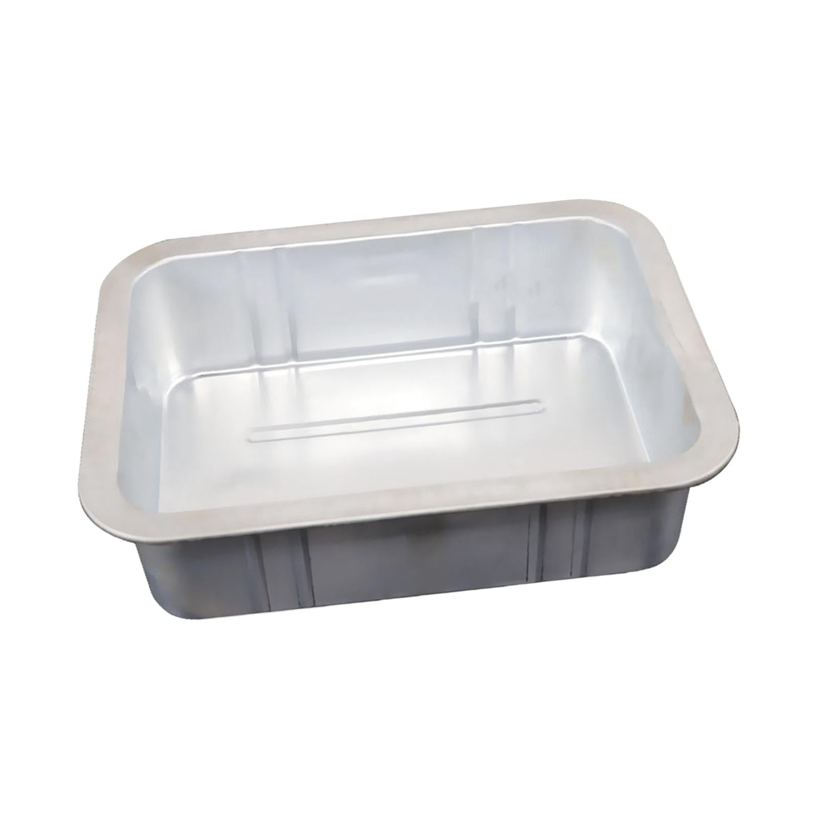 Nishiyuenyi Engine Oil Drain Pan Leakproof Large Capacity Professional Oil Trip Tray White S
